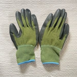 Innov8 Home Gardening Work Bamboo Fiber Gloves Mittens Rubber Palm Green